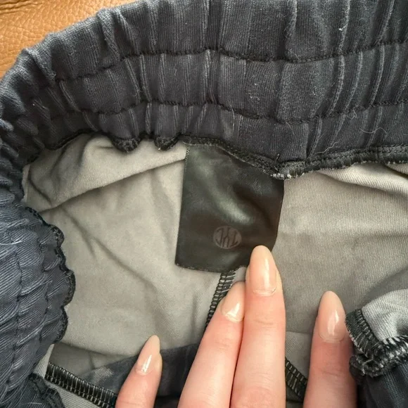 Til You Collapse Black and Gray Athletic Shorts - Picture 3 of 3